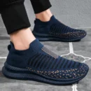 Designer Summer Breathable Men's Sports Shoes, Comfortable Running Shoes, Tenis Outdoor Sliding in Running Shoes, 2025 New Model