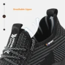 Lightweight safety shoes for men breathable safety work sneakers with iron toe indestructible shoes men women summer work shoes