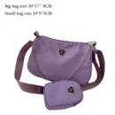 Fashionable and Popular Summer Korean Bag Women's Bag Versatile Two-piece Package Fashion Chain One Shoulder Cross Body Bag
