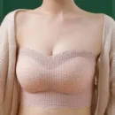 Summer Traceless Bra Women Underwear with Chest Pad No Steel Ring Non-slip Adjustable Spaghetti Strap Sexy Sports Bra