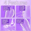 12pcs Condom Vaginal Massage Sex Toy for Adult Men G-spot Dotted Safety Penis Sleeves Stimulation Sex Product Sexual Goods