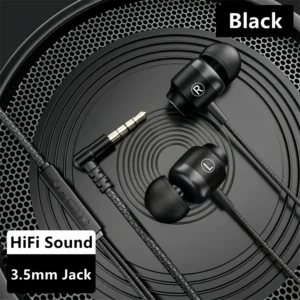 Metal Magnetic Wired Earphones 3.5mm L Jack HIFI Stereo Headphone Noise Reduction Gaming Headset With HD Mic for All Smartphones - Image 6