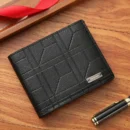 Vintage Pu Leather Wallet Minimalist Purse for Men Money Change Pouch Credit Card Holder Man Birthday Gifts Purse Card Holder