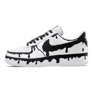 [Custom Hot summer]Nike Air Force 1 Skateboard Shoes Men Low-Top Black
