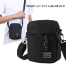 Men's backpack with double layers, suitable for business daily use. It can be carried on one shoulder or slung for photography.
