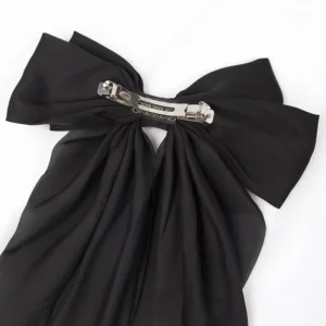 Satin Ribbon Headwear Big Bows Hairpin Spring Clips Hair Accessories for Women Girls Trendy Korean Spring Summer Headwear 2024 - Image 6