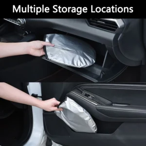 Car Windshield Sun Shade Visor Car UV Protection Curtain Styling Shield Accessories For Tesla Model 3 S X Y Roadster 2021 SpaceX - Image 6