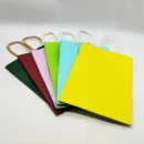 10/30/50pcs Holiday Party Gift Bag with Handle Jewelry Shopping Bag Thanksgiving Valentine's Day Marriage Gift Colored Paper Bag