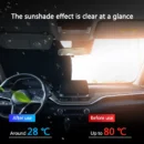 Car Windshield Sun Shade Visor Car UV Protection Curtain Styling Shield Accessories For Tesla Model 3 S X Y Roadster 2021 SpaceX