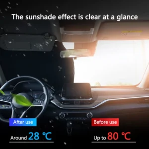 Car Windshield Sun Shade Visor Car UV Protection Curtain Styling Shield Accessories For Tesla Model 3 S X Y Roadster 2021 SpaceX - Image 3