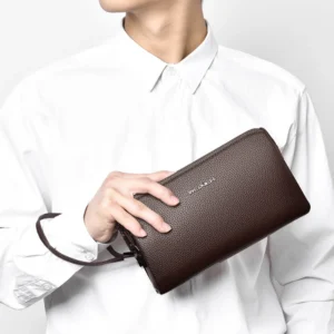New Arrival Men's Clutch, High-Quality Business Solid Color Purse for Men handbags mens bag men wallet bolsos hombre clutch sac - Image 3