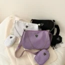 Fashionable and Popular Summer Korean Bag Women's Bag Versatile Two-piece Package Fashion Chain One Shoulder Cross Body Bag