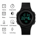 Waterproof Led Watches for Men Outdoor Sports Men Digital Led Quartz Alarm Men Wrist Watch Fashion Electronic Watch Relogio New