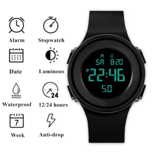 Waterproof Led Watches for Men Outdoor Sports Men Digital Led Quartz Alarm Men Wrist Watch Fashion Electronic Watch Relogio New - Image 5