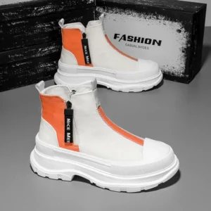 Men high gang Sneakers Casual Light Comfortable Skateboard Shoes Walking Flats Autumn Trend Platform Man Vulcanize Shoes - Image 5