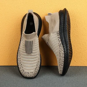 Men Shoes Breathable Men's Sneakers Comfortable Running Shoes Tenis Outdoor Slip On Walking Sneakers Sock Jogging Shoes - Image 4