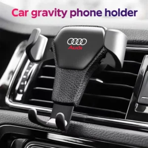 Gravity Car Phone Holder Air Vent GPS Stand Accessories For Audi sline A4 B7 B8 B9 A3 8P 8V 8L A5 A6 C6 C5 C7 4F A1 A7 A8 Q2 Q3