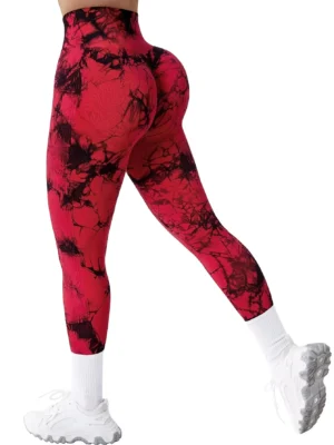 Tie Dye Yoga Pants Sport Leggings Women Seamless High Waist Push Up Woman Tights Fitness Workout Leggins Gym Clothing 2025 New - Image 2