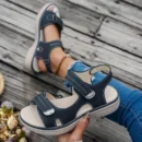 2025 New Women Wedge Sandals Summer Lightweight Casual Platform Plus Size Sandals Women Fashion Non Slip Beach Shoes Woman