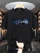 Men's Soft Breathable T-Shirt Bold Design Comfortable Cotton Casual Short Sleeve Tee for Men