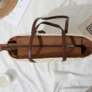 New Fashion Handheld Bag Large Capacity Women Shoulder Bags Straw Woven Handbags Hand-woven Tote Beach Bags Designer Brand Purse