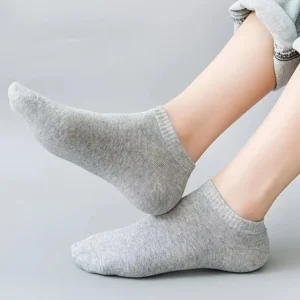 10/12/20/40 Pairs Men Boat Socks Business Sport Sweat Absorption Mature Summer Autumn Solid Color Soft Non Pilling Ankle Socks - Image 4