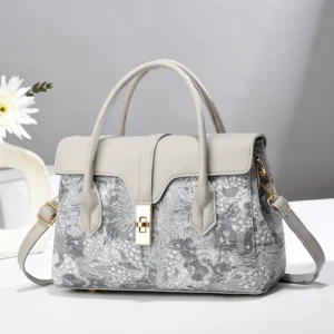 Women's HandBag New European and American Square Simple Retro Fashion Portable Shoulder Bags Messenger BagTote Bag Bolso Mujer - Image 5