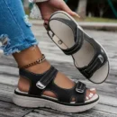2025 New Women Wedge Sandals Summer Lightweight Casual Platform Plus Size Sandals Women Fashion Non Slip Beach Shoes Woman