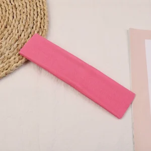 Stretchy Sports Yoga Hair Bands Solid Color Tennis Elastic Headbands Fitness Yoga Headwear for Women Hair Accessories Wholesale - Image 5