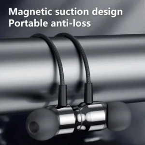 Metal Magnetic Wired Earphones 3.5mm L Jack HIFI Stereo Headphone Noise Reduction Gaming Headset With HD Mic for All Smartphones - Image 5