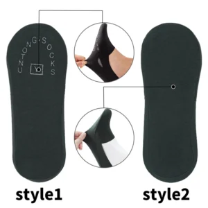 3 Pairs High Quality Matching Casual Socks Men Invisible Low Cut Sock Lot Breathable Silicone Non-slip Comfortable Cotton Bottom - Image 2