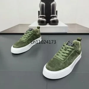 Men's Leather Casual Shoes Loafers 2025 Spring New Comfortable Skatebaord Shoes Flat Shoe Versatile Man Sneakers Tenis Masculino