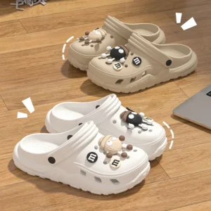 Cartoon Charms Clogs Eva Soft Summer House Slippers Women's Sandals Slipper Man Shoes Kids Indoor Slipper - Image 6