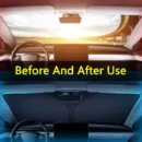 Car Windshield Sun Shade Visor Car UV Protection Curtain Styling Shield Accessories For Tesla Model 3 S X Y Roadster 2021 SpaceX