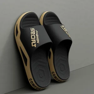High Quality Men's Summer Fashion Thick Sole Sandals,Viral Beach Pool Slides,Non-Slip Bathroom Slippers,Trendy Male Sports Shoes - Image 4