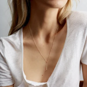 e-Manco Korean Style Women Gold Color Stainless Steel Necklace Fashion Layered Necklace Jewelry - Image 6