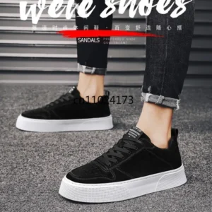 Men's Leather Casual Shoes Loafers 2025 Spring New Comfortable Skatebaord Shoes Flat Shoe Versatile Man Sneakers Tenis Masculino - Image 3