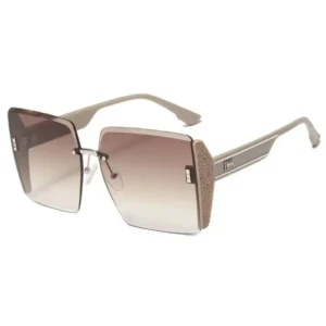 Korean Style Classic Black Big Square Shades Sunglasses for Women Men Fashion Women Sunglasses with Uv Protection - Image 4