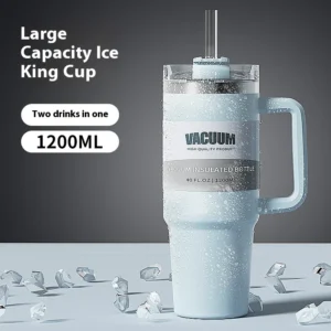 40oz Car Cup Large-capacity Insulated Cup Cross-border Ice King Cup 304 Stainless Steel Car Water Cup for Cold Preservation