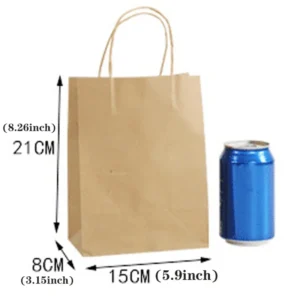 10/30/50pcs Holiday Party Gift Bag with Handle Jewelry Shopping Bag Thanksgiving Valentine's Day Marriage Gift Colored Paper Bag - Image 3