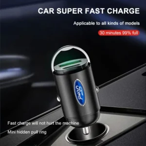 Car Accessories Fast Charger USB Type-C Charging Adapter For Ford Focus Mondeo MK1 MK2 MK4 MK3 Fiesta ST Line Kugo Escape Fusion - Image 2
