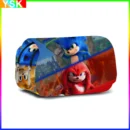 Double Layer SONIC Cartoon Cross-border Double-layer Pencil Bag Pencil Case Primary and Secondary School Student Stationery Box