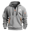 Autumn Men's Hoodies Multi-Pocket Zipper Placket Comfortable Casual Hoodies Pullover Sweatshirts Men's Hooded Sweatshirts