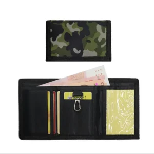 Mens Wallet Camouflage Fabric Bank Card Change Wallet Off Short Wallet - Image 4