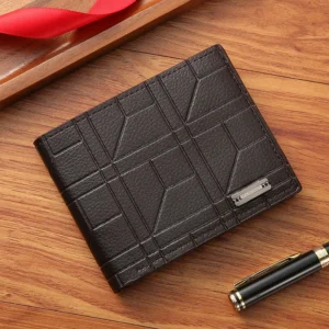 Vintage Pu Leather Wallet Minimalist Purse for Men Money Change Pouch Credit Card Holder Man Birthday Gifts Purse Card Holder
