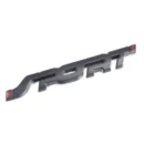 Car Accessories Sticker Styling Metal 3D Chrome Black Auto Car Trunk Racing Sport Word Letter Logo Emblem Badge Decal Sticker