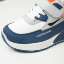 PU Leather Sport Shoes For Children 2025 Trend Fashion Kid's Sneakers Soft-soled Outdoor Boy's Girl's Running Shoes