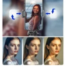 MEUYAG Monopod Remote Shutter With Fill Light for iPhone Samsung Xiaomi Phone Holder Mini Tripod Wireless Bluetooth Selfie Stick