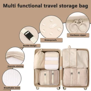 Travel Set Storage Bags Clothes Digital Toiletries Shoes Organizer bag Student Dormitories Clothing Sorting Bags Packing Cubes - Image 5