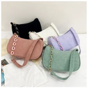 2025 New Summer New Women's Bag Fashion Nylon Shoulder Bag Women's Korean Edition Small Bag Underarm Bag - Image 2